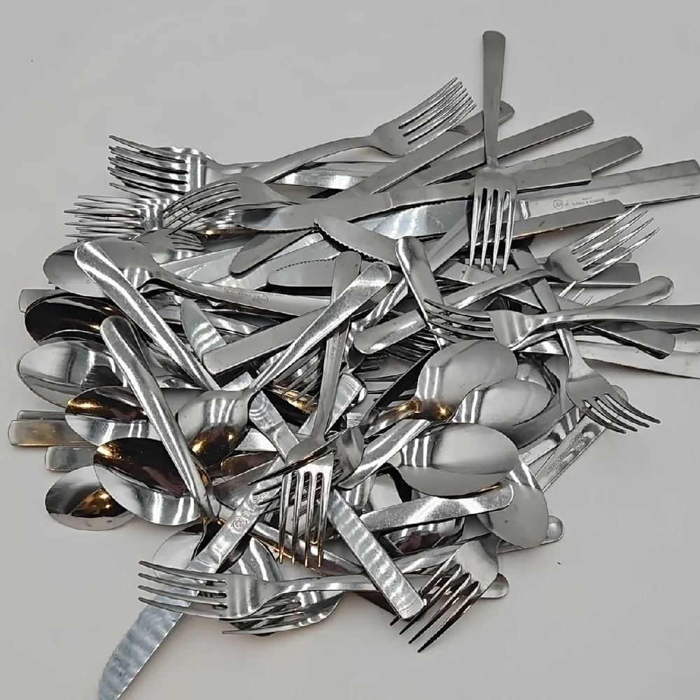 5 lb. Silverware Variety Stainless Steel Cutlery Lot Random
